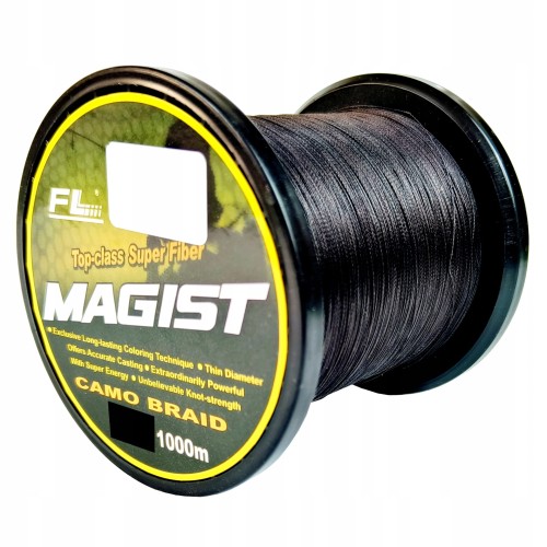 PLECIONKA WĘDKARSKA FL MAGIST 0,16 mm 1000m CZARNA