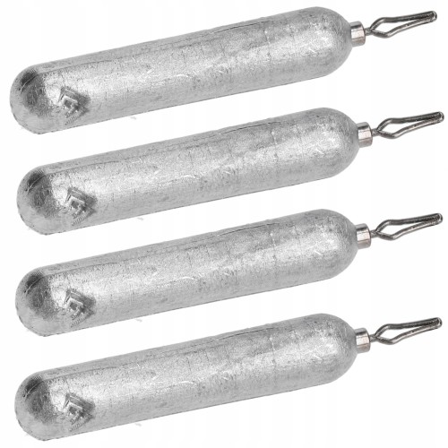 4x CIĘŻAREK CYLINDRYCZNY SPINNINGOWY ZACISKOWY DROP SHOT 7G