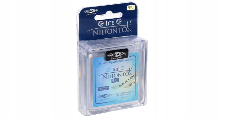 ŻYŁKA MIKADO NIHONTO ICE 0.12 / 2.5 KG / 50 M NA LÓD