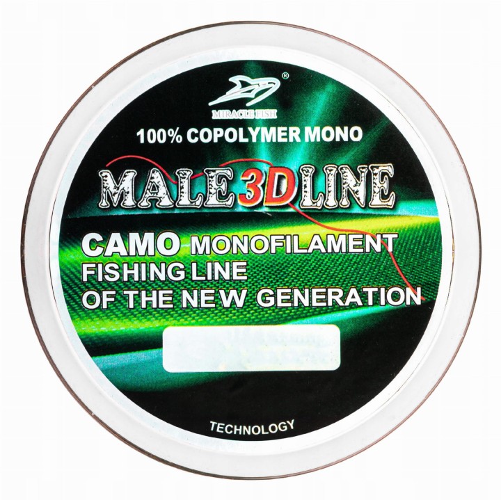 ŻYŁKA WĘDKARSKA MALE 3D Camo 600m 0,35mm na feeder spławik