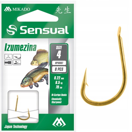 8x HACZYK Z PRZYPONEM no10 MIKADO IZUMEZINA 8 SZTUK HACZYK no10